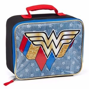 DC Wonder Woman Lunch Box Soft Insulated Cooler Bag Tote